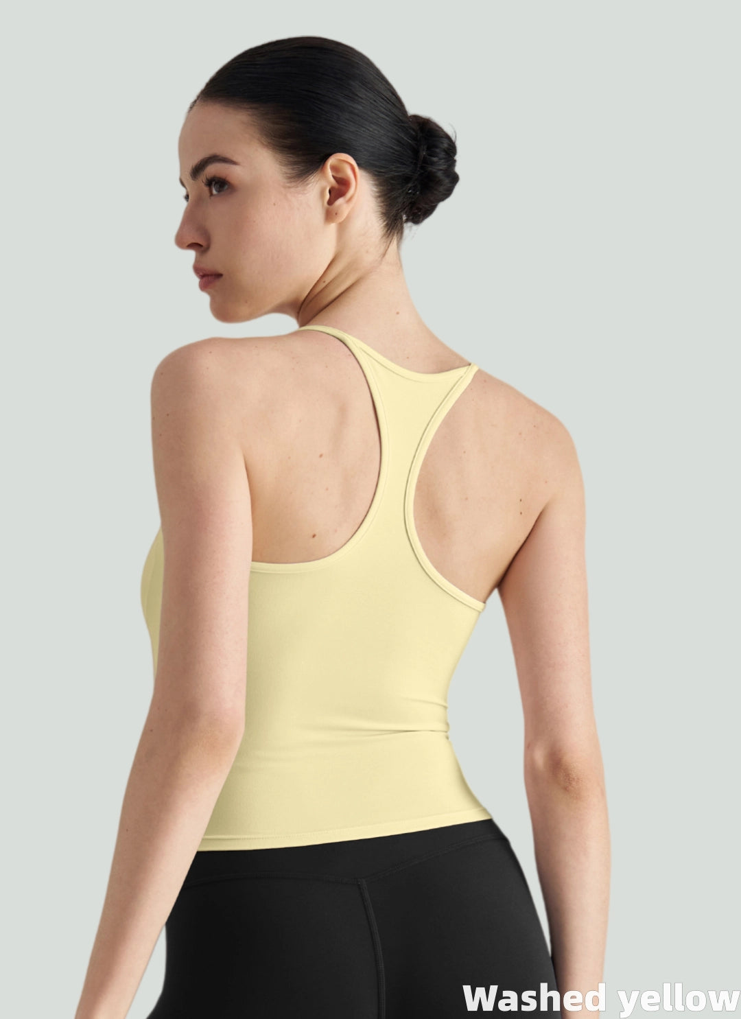 LuneFlow TCX42002 – Hauts de yoga sans couture en gros pour femmes – T-shirts de sport à manches longues respirants effet seconde peau pour le fitness et la course à pied