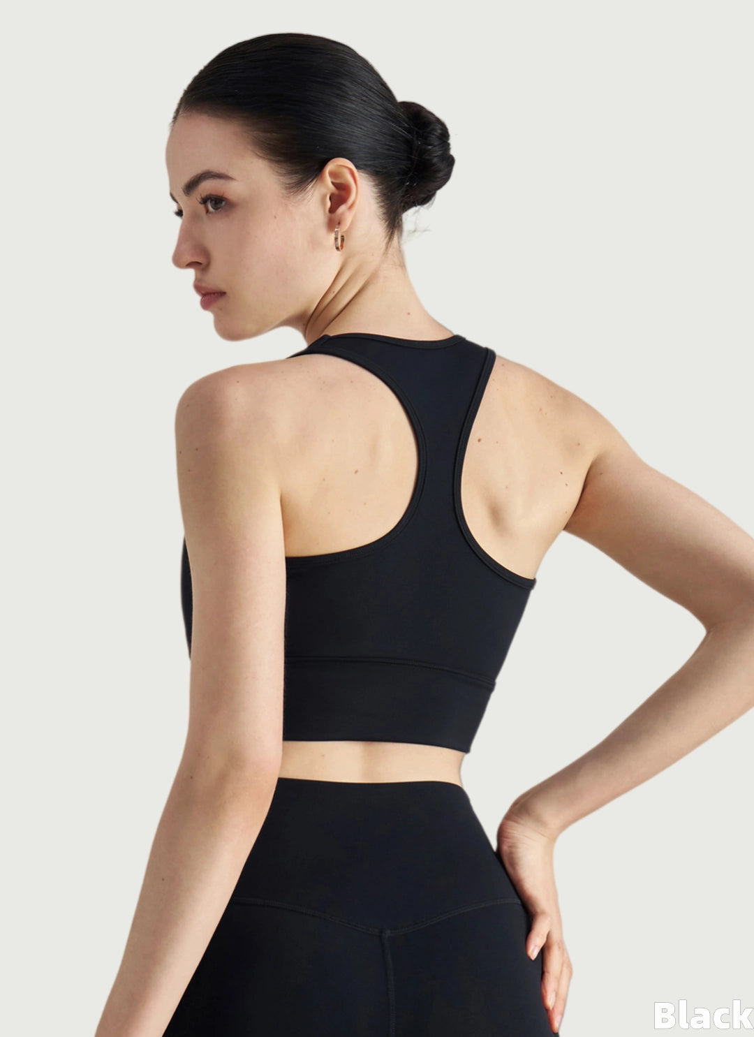 LuneFlow TCX42002 – Hauts de yoga sans couture en gros pour femmes – T-shirts de sport à manches longues respirants effet seconde peau pour le fitness et la course à pied