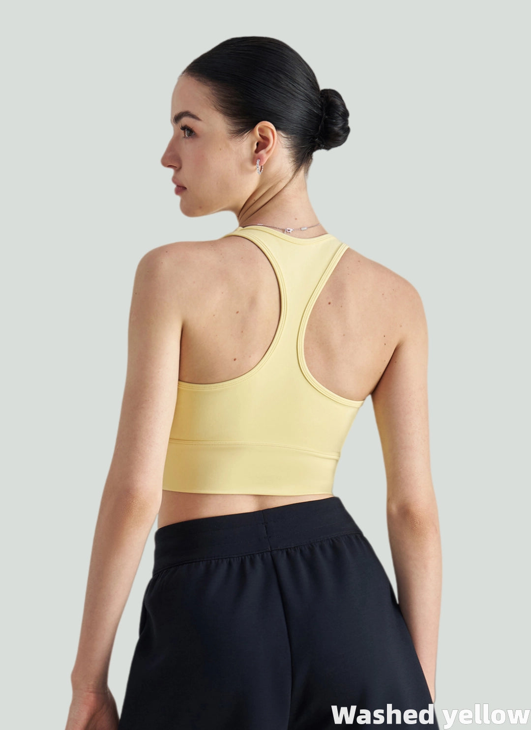 LuneFlow TCX42002 – Hauts de yoga sans couture en gros pour femmes – T-shirts de sport à manches longues respirants effet seconde peau pour le fitness et la course à pied