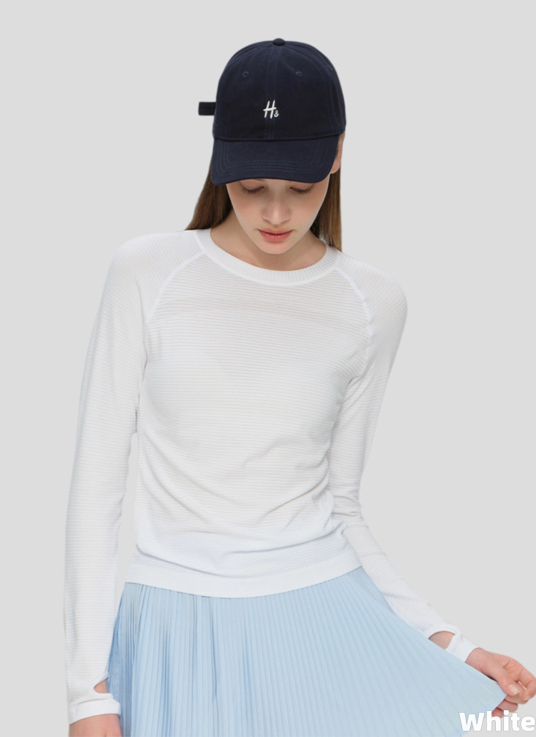 LuneFlow TCX42002 – Hauts de yoga sans couture en gros pour femmes – T-shirts de sport à manches longues respirants effet seconde peau pour le fitness et la course à pied