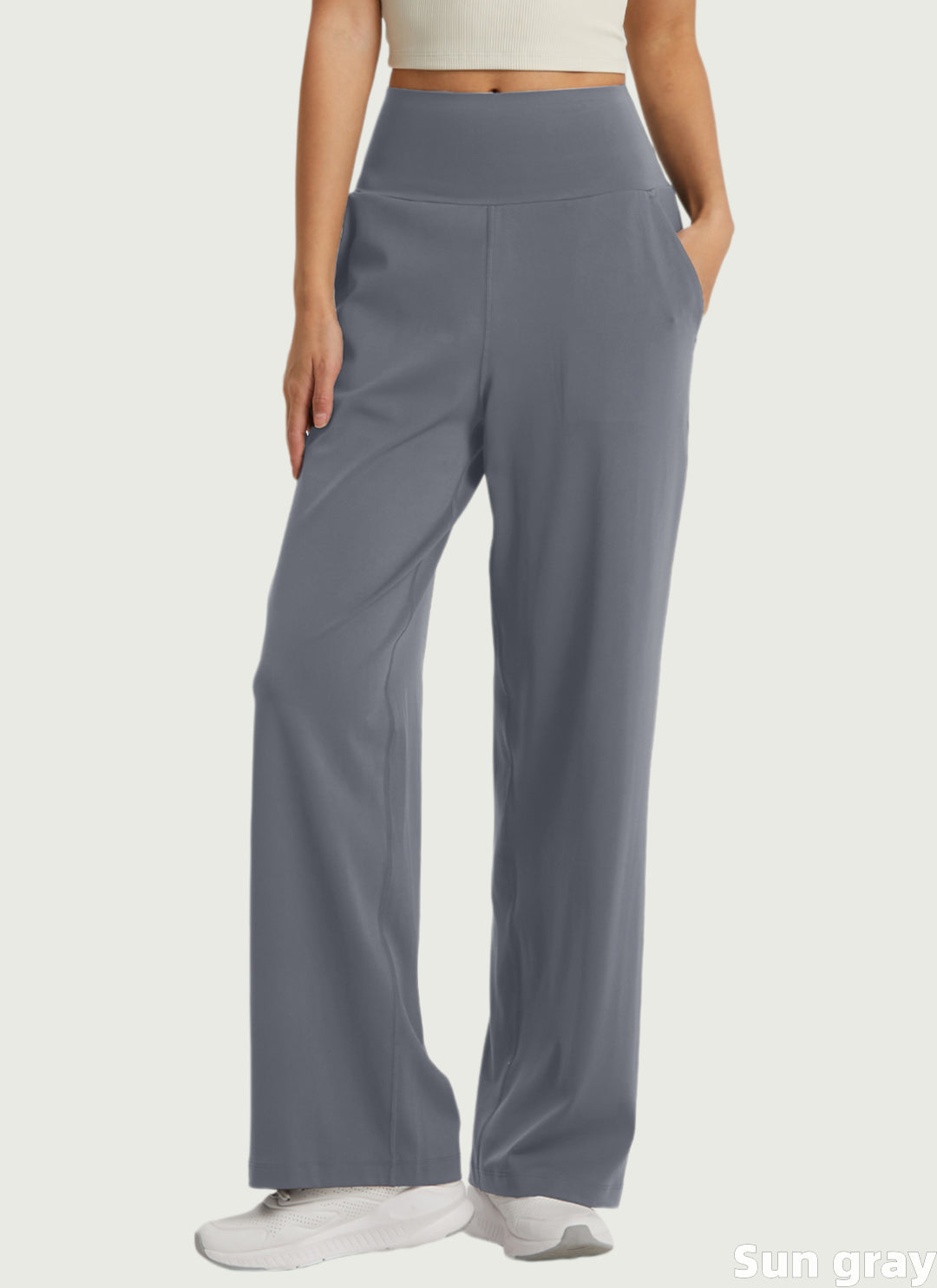 LuneFlow TCX42002 – Hauts de yoga sans couture en gros pour femmes – T-shirts de sport à manches longues respirants effet seconde peau pour le fitness et la course à pied