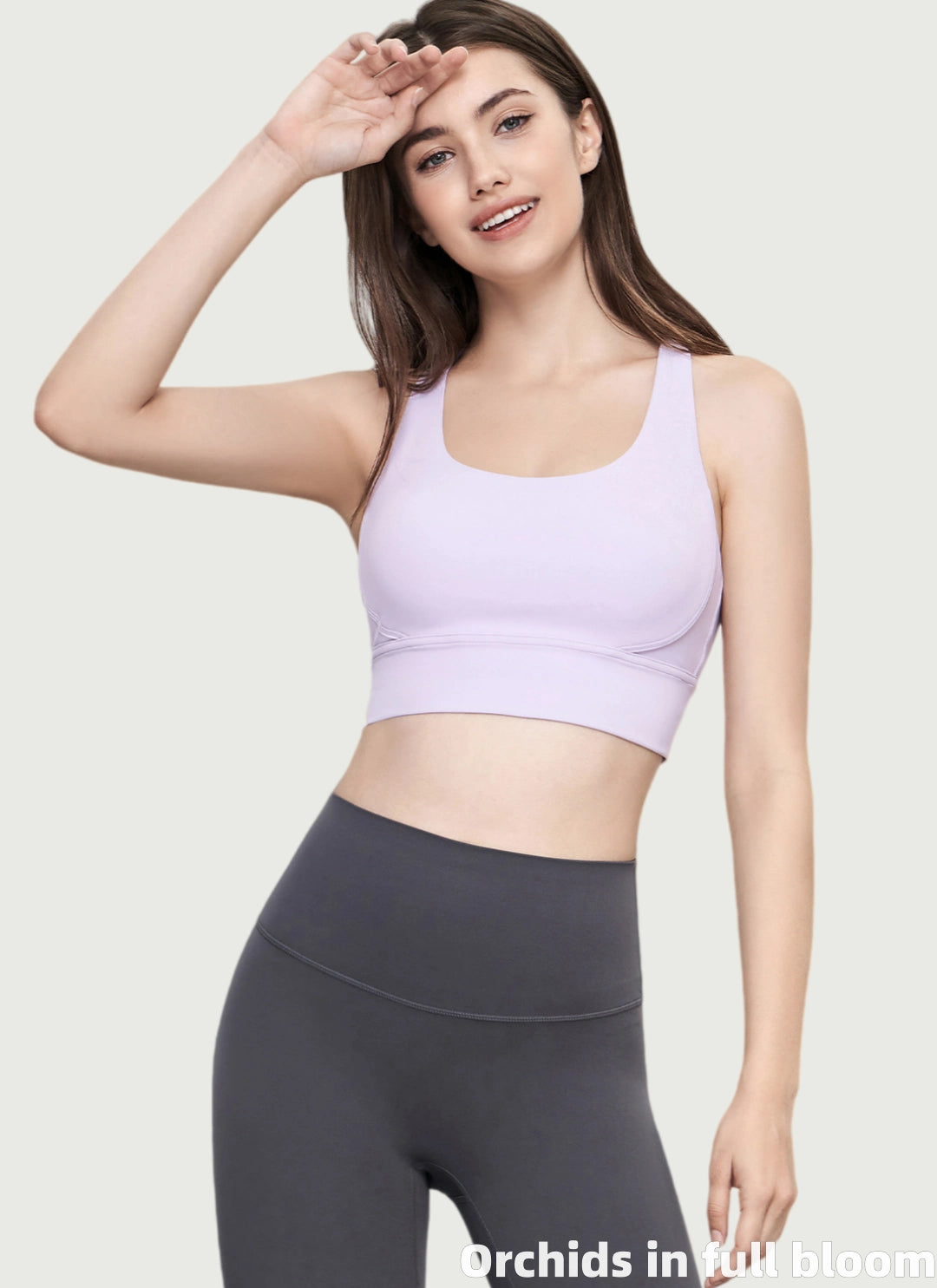 LuneFlow TCX42002 – Hauts de yoga sans couture en gros pour femmes – T-shirts de sport à manches longues respirants effet seconde peau pour le fitness et la course à pied