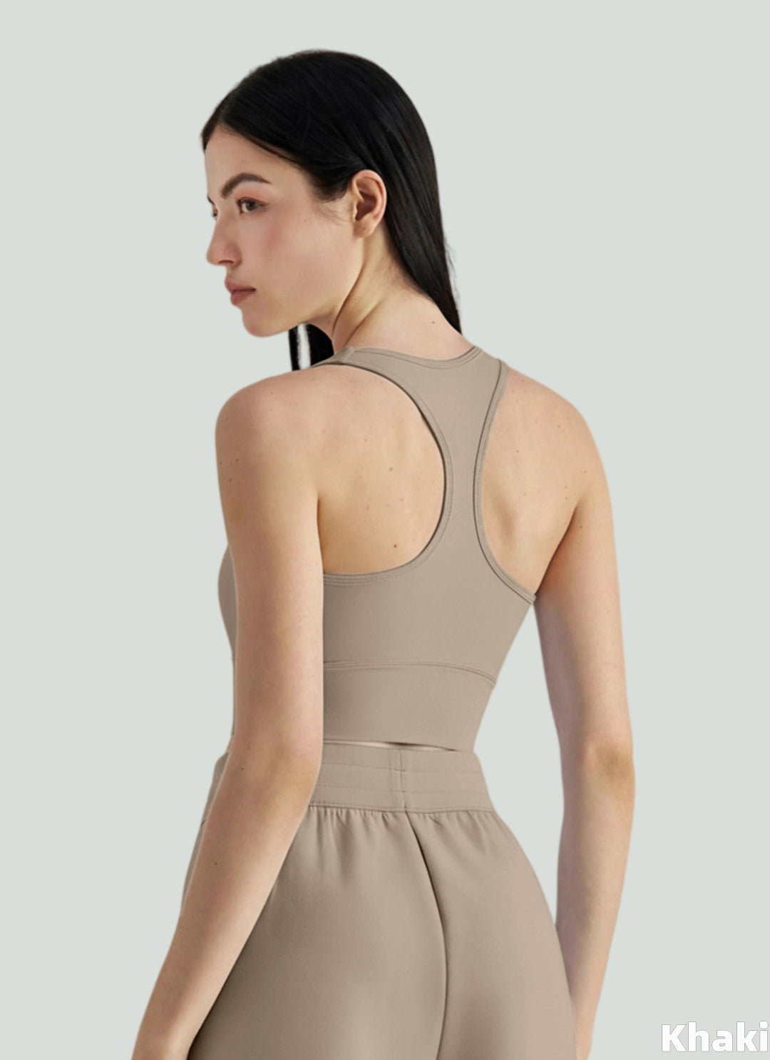 LuneFlow TCX42002 – Hauts de yoga sans couture en gros pour femmes – T-shirts de sport à manches longues respirants effet seconde peau pour le fitness et la course à pied