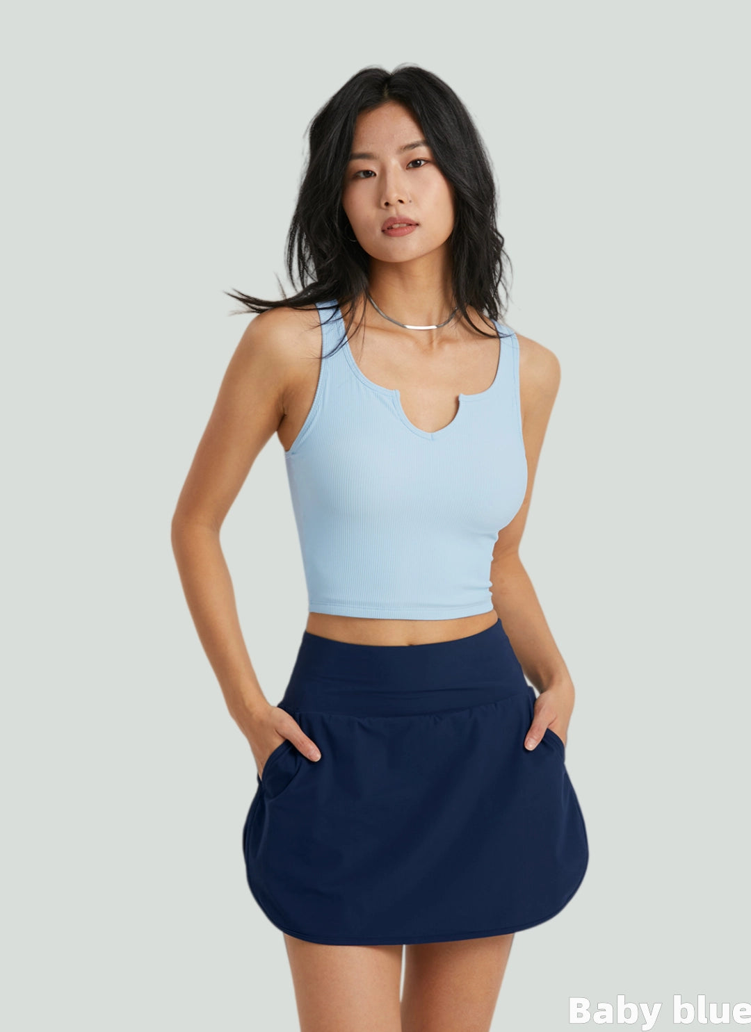 LuneFlow TCX42002 – Hauts de yoga sans couture en gros pour femmes – T-shirts de sport à manches longues respirants effet seconde peau pour le fitness et la course à pied