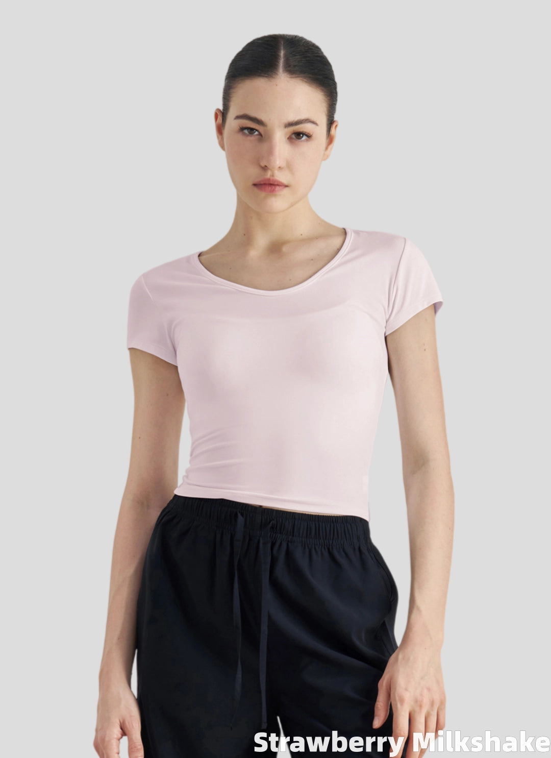 LuneFlow TCX42002 – Hauts de yoga sans couture en gros pour femmes – T-shirts de sport à manches longues respirants effet seconde peau pour le fitness et la course à pied