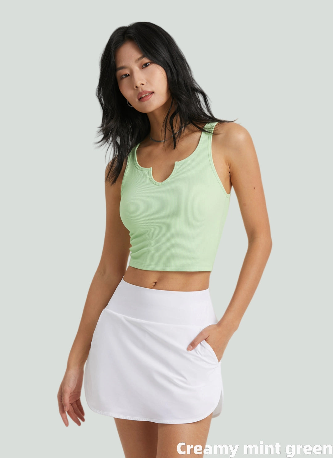 LuneFlow TCX42002 – Hauts de yoga sans couture en gros pour femmes – T-shirts de sport à manches longues respirants effet seconde peau pour le fitness et la course à pied