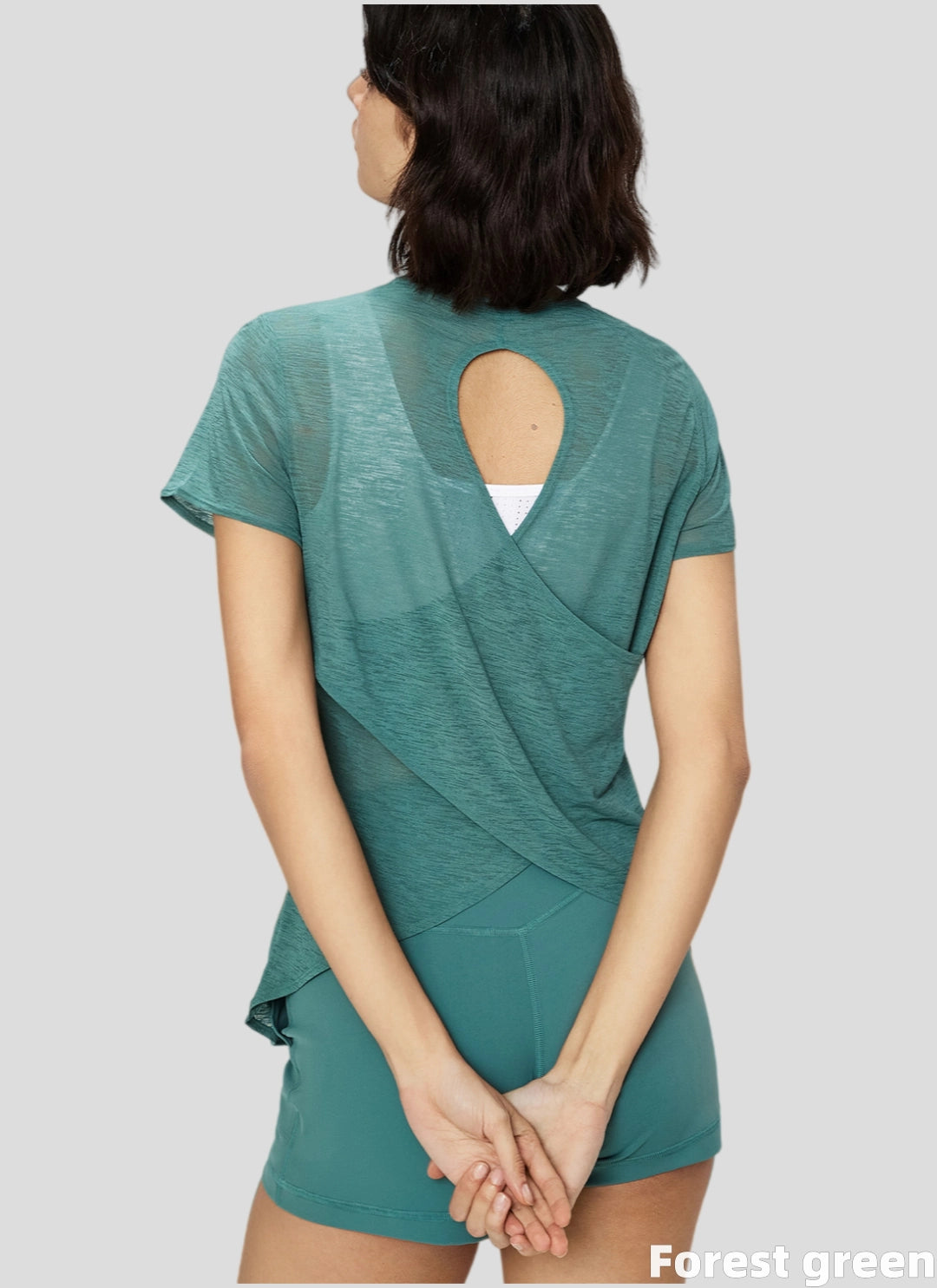 LuneFlow TCX42002 – Hauts de yoga sans couture en gros pour femmes – T-shirts de sport à manches longues respirants effet seconde peau pour le fitness et la course à pied