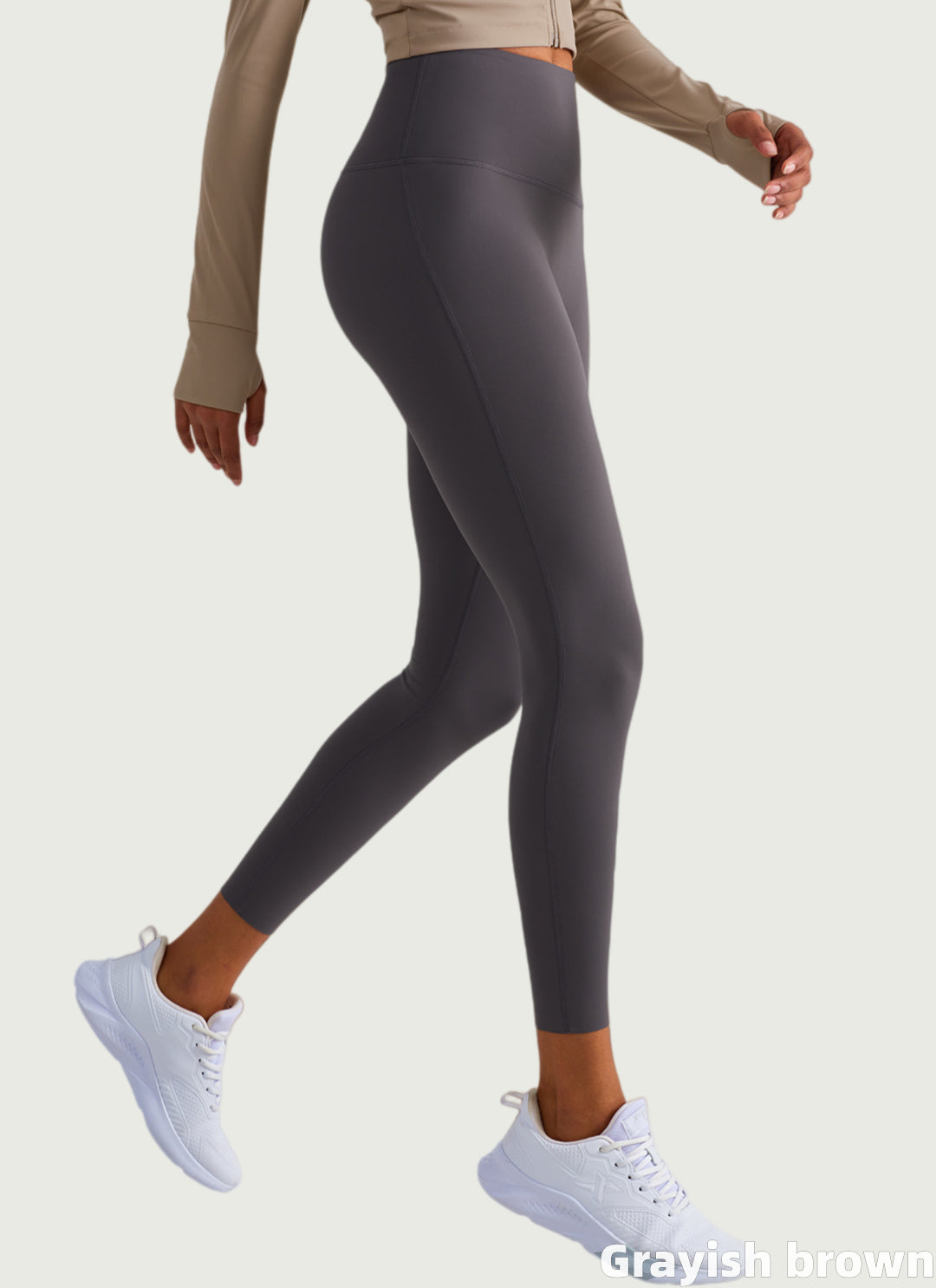 LuneFlow TCX42002 – Hauts de yoga sans couture en gros pour femmes – T-shirts de sport à manches longues respirants effet seconde peau pour le fitness et la course à pied