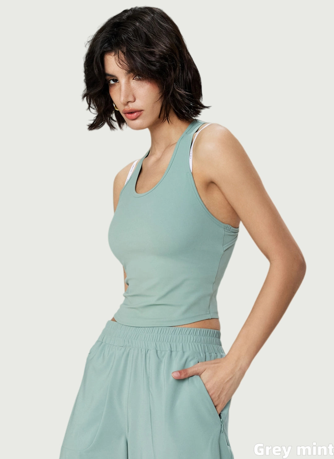 LuneFlow TCX42002 – Hauts de yoga sans couture en gros pour femmes – T-shirts de sport à manches longues respirants effet seconde peau pour le fitness et la course à pied