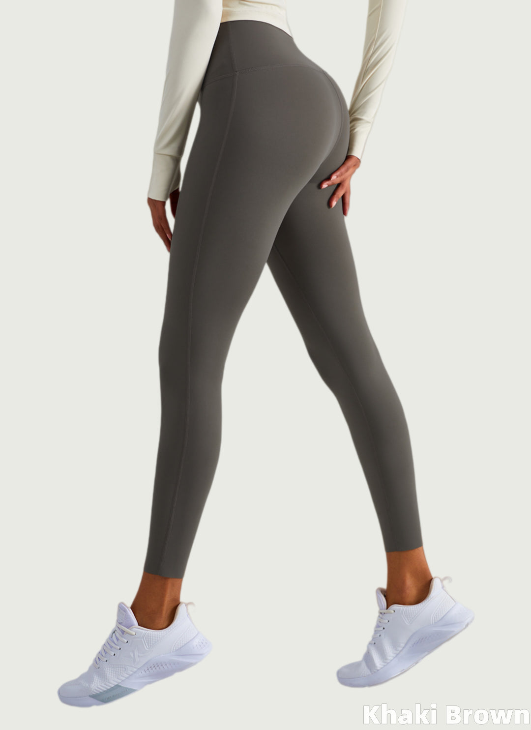 LuneFlow TCX42002 – Hauts de yoga sans couture en gros pour femmes – T-shirts de sport à manches longues respirants effet seconde peau pour le fitness et la course à pied