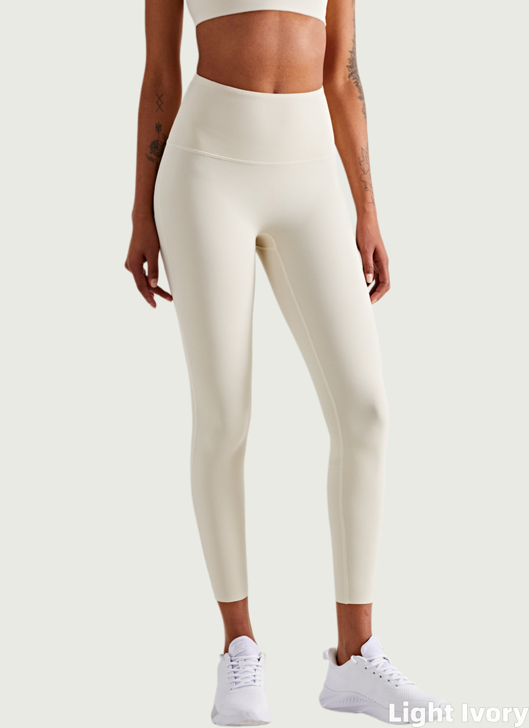 LuneFlow TCX42002 – Hauts de yoga sans couture en gros pour femmes – T-shirts de sport à manches longues respirants effet seconde peau pour le fitness et la course à pied