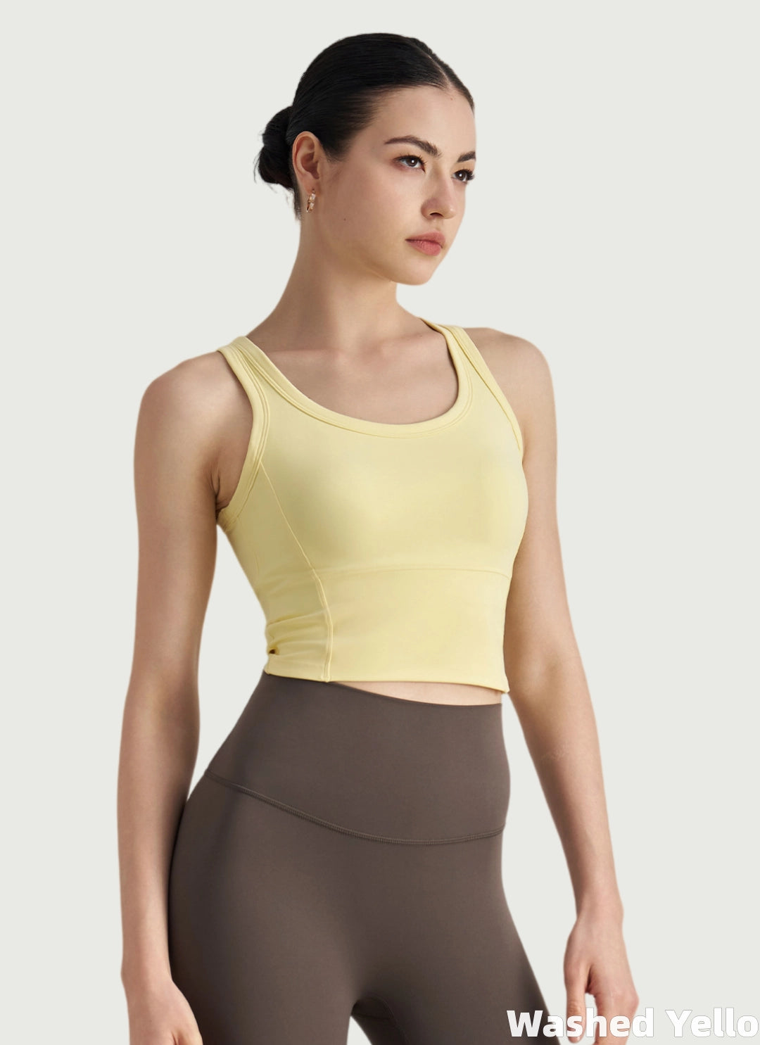 LuneFlow TCX42002 – Hauts de yoga sans couture en gros pour femmes – T-shirts de sport à manches longues respirants effet seconde peau pour le fitness et la course à pied