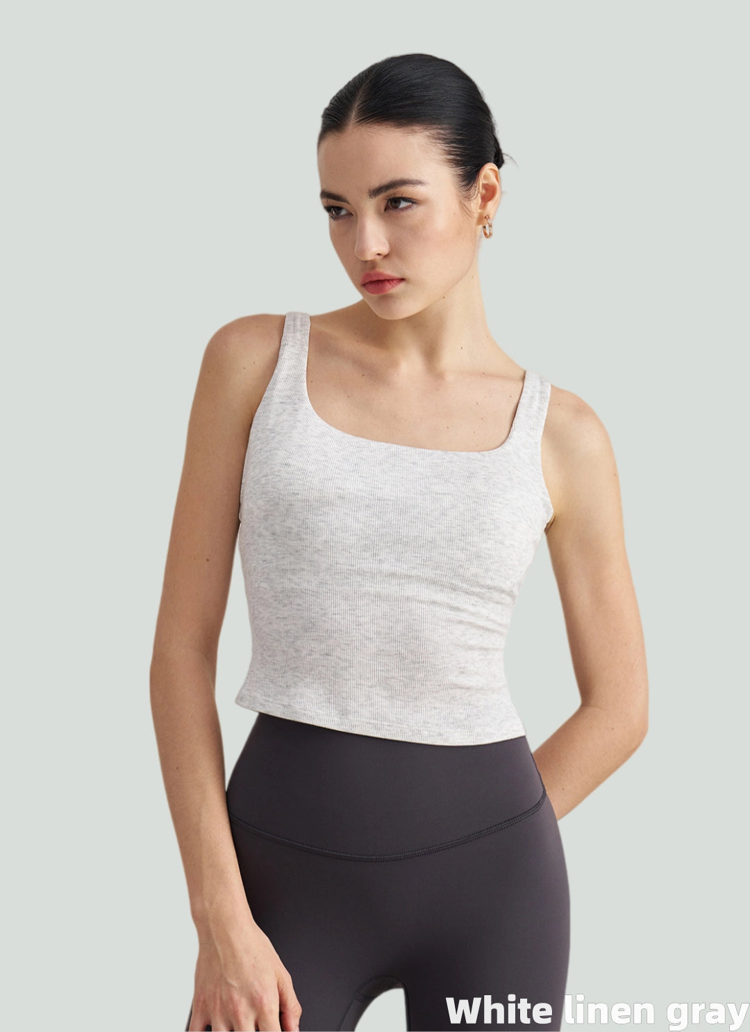 LuneFlow TCX42002 – Hauts de yoga sans couture en gros pour femmes – T-shirts de sport à manches longues respirants effet seconde peau pour le fitness et la course à pied