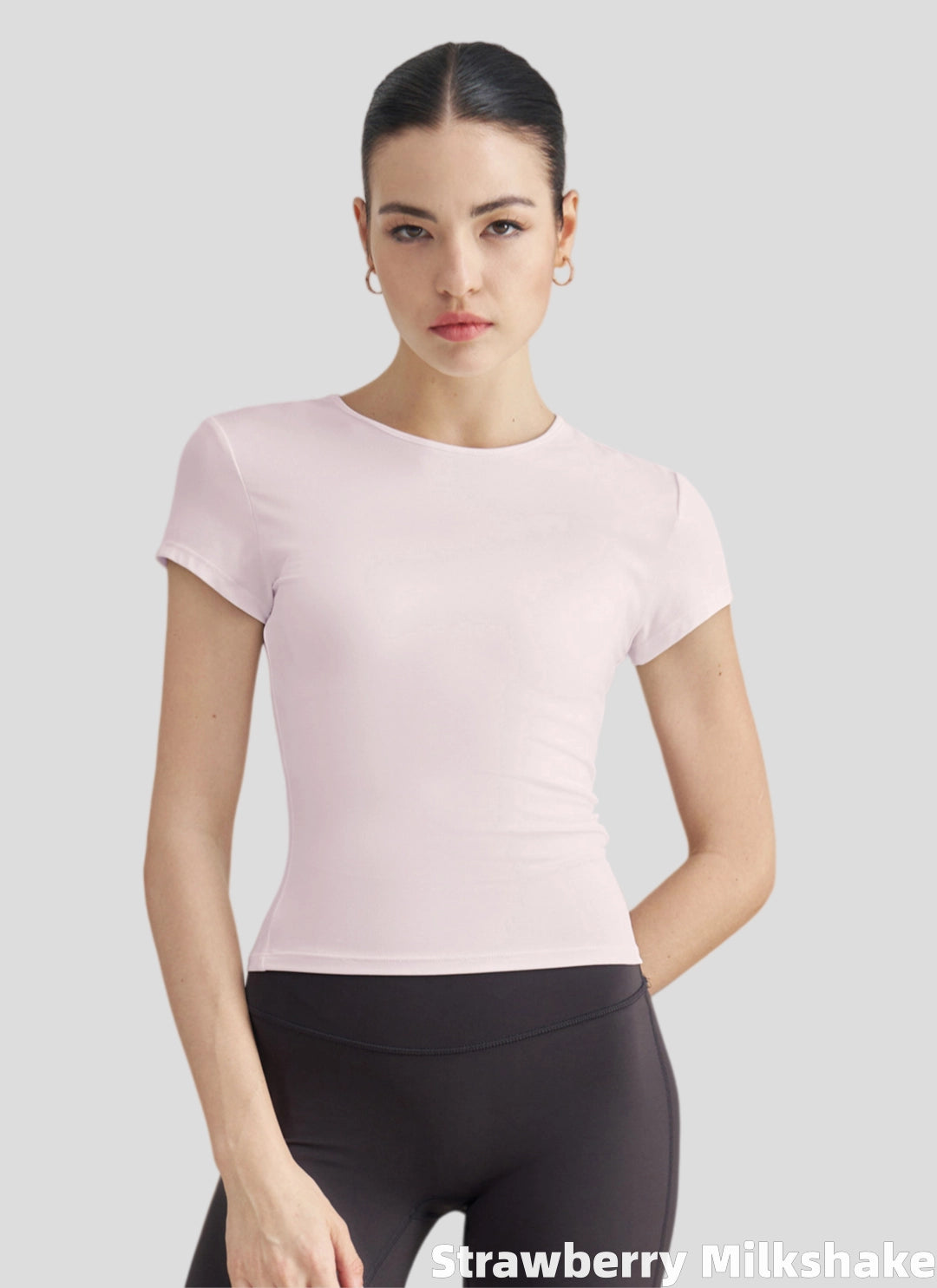 LuneFlow TCX42002 – Hauts de yoga sans couture en gros pour femmes – T-shirts de sport à manches longues respirants effet seconde peau pour le fitness et la course à pied
