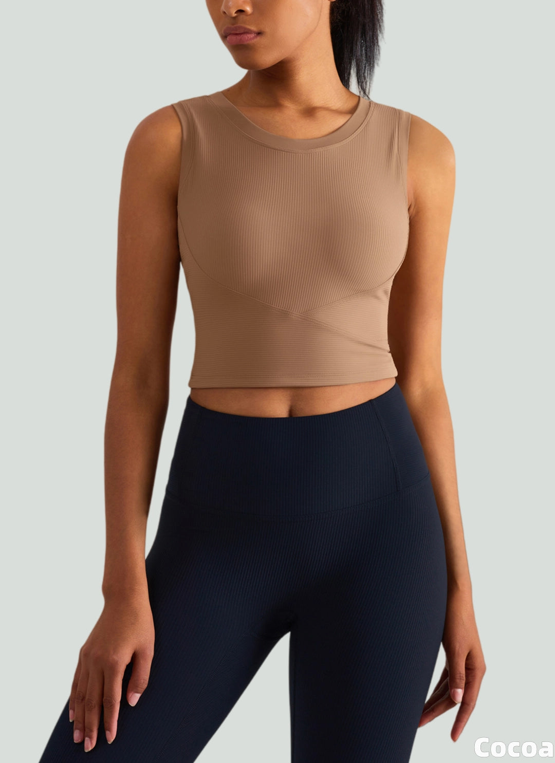LuneFlow TCX42002 – Hauts de yoga sans couture en gros pour femmes – T-shirts de sport à manches longues respirants effet seconde peau pour le fitness et la course à pied