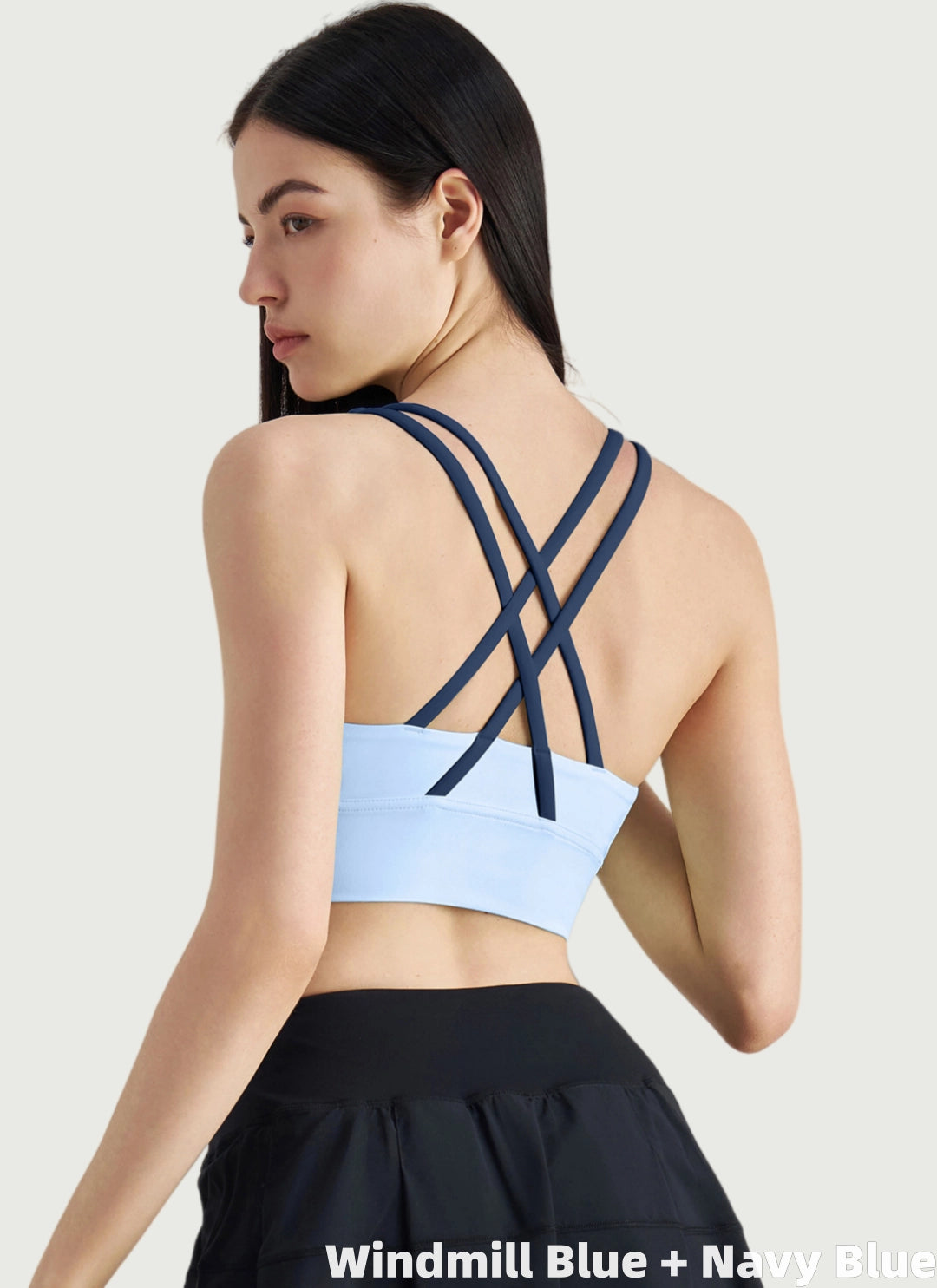 LuneFlow TCX42002 – Hauts de yoga sans couture en gros pour femmes – T-shirts de sport à manches longues respirants effet seconde peau pour le fitness et la course à pied
