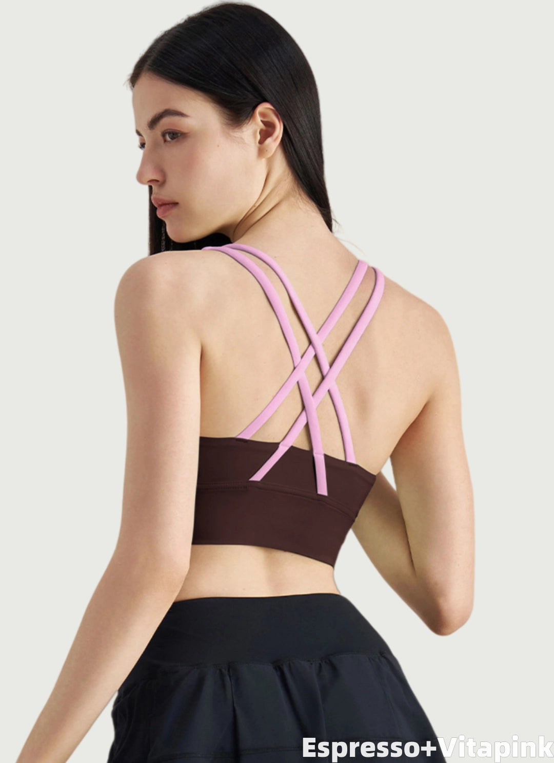 LuneFlow TCX42002 – Hauts de yoga sans couture en gros pour femmes – T-shirts de sport à manches longues respirants effet seconde peau pour le fitness et la course à pied