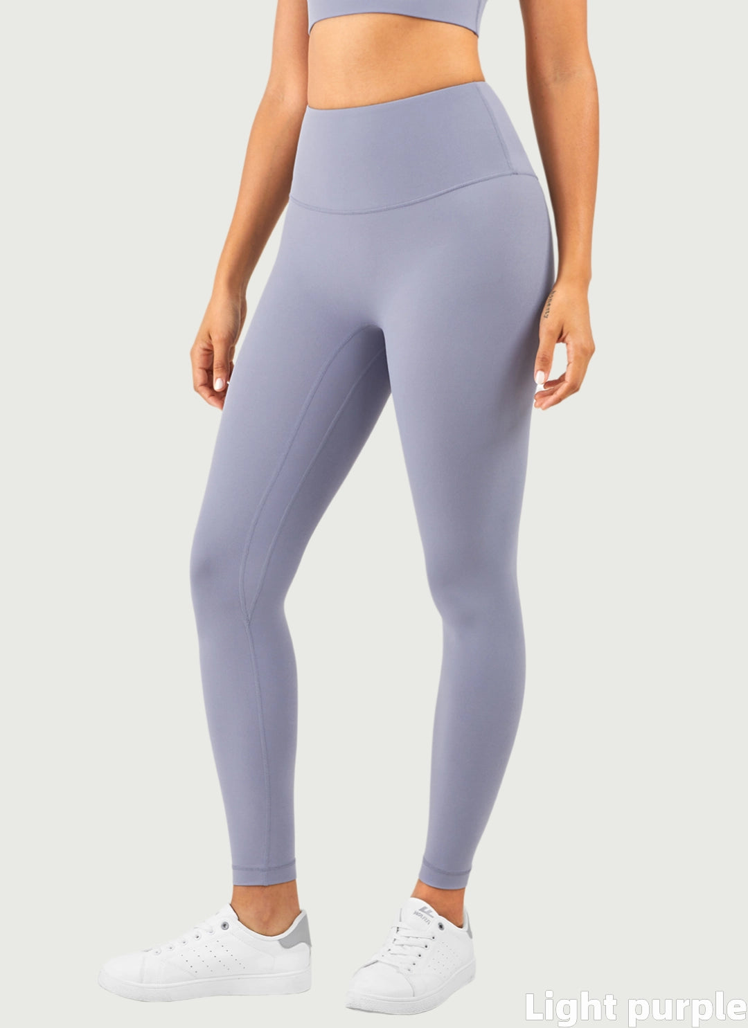LuneFlow TCX42002 – Hauts de yoga sans couture en gros pour femmes – T-shirts de sport à manches longues respirants effet seconde peau pour le fitness et la course à pied