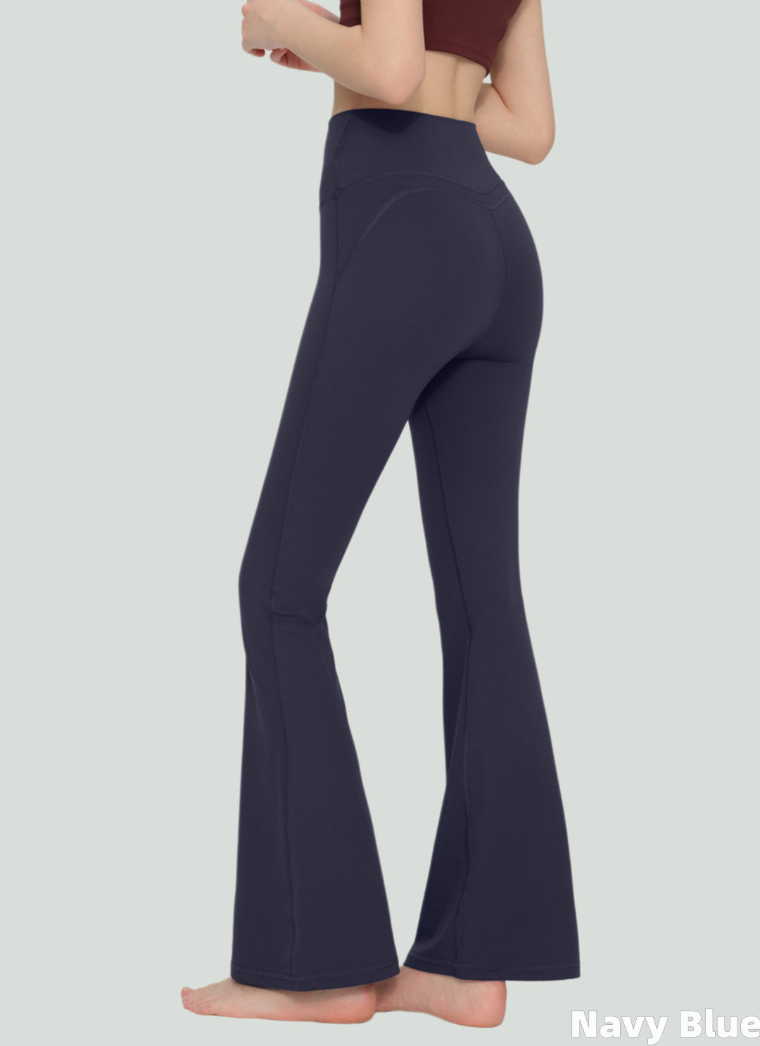 LuneFlow TCX42002 – Hauts de yoga sans couture en gros pour femmes – T-shirts de sport à manches longues respirants effet seconde peau pour le fitness et la course à pied