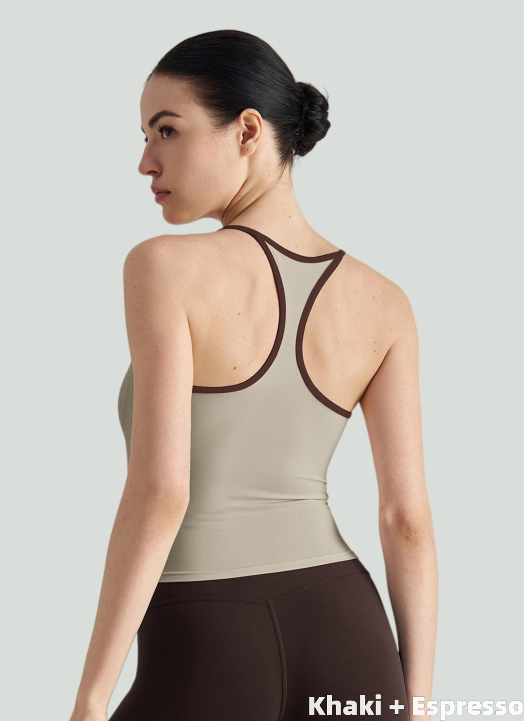 LuneFlow TCX42002 – Hauts de yoga sans couture en gros pour femmes – T-shirts de sport à manches longues respirants effet seconde peau pour le fitness et la course à pied