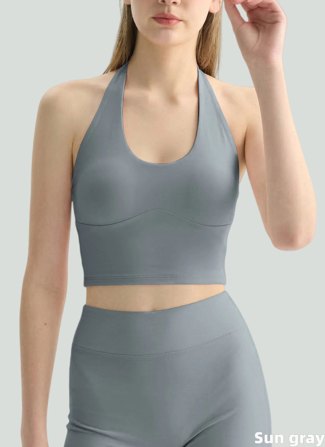 LuneFlow TCX42002 – Hauts de yoga sans couture en gros pour femmes – T-shirts de sport à manches longues respirants effet seconde peau pour le fitness et la course à pied