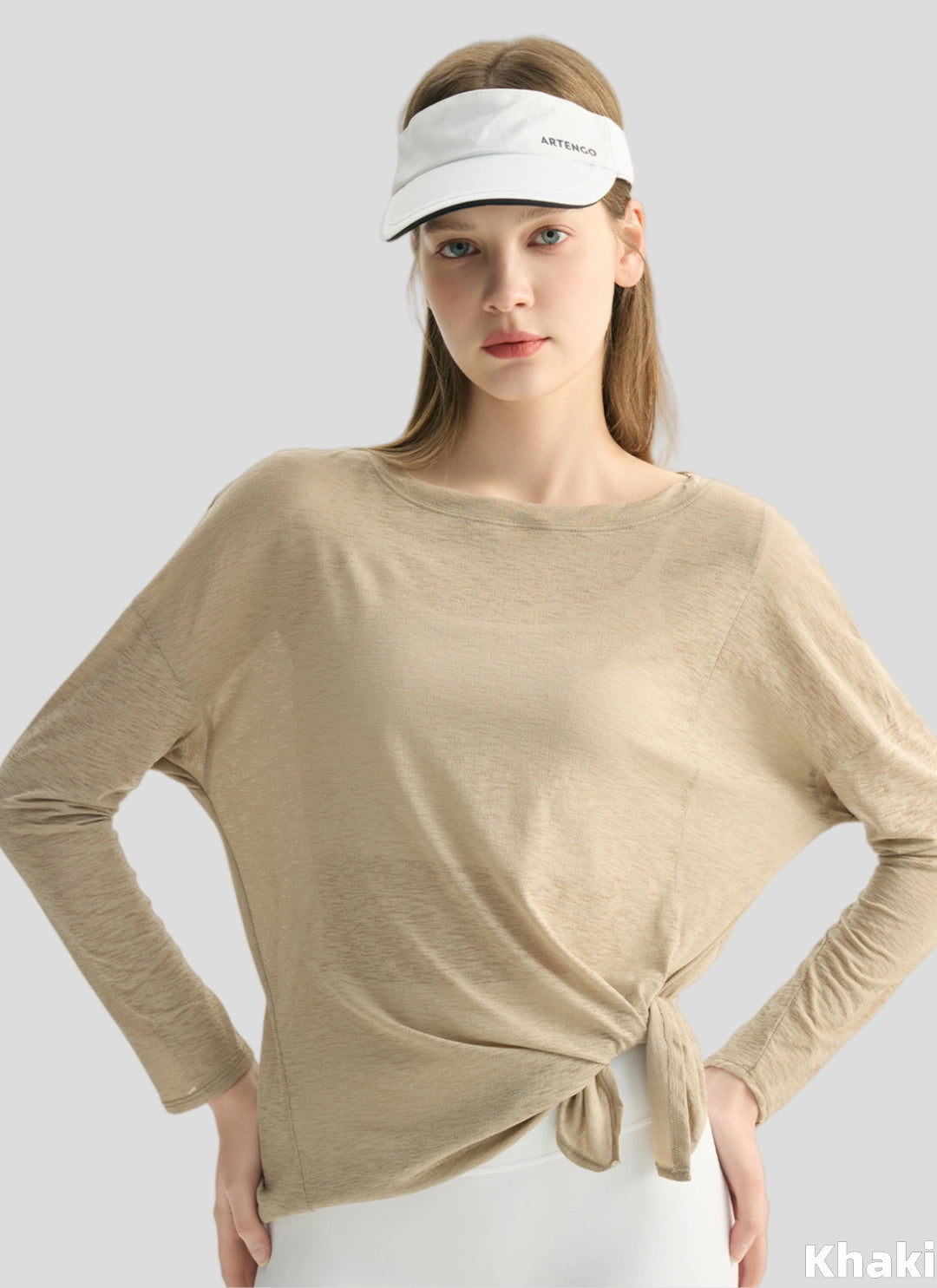 LuneFlow TCX42002 – Hauts de yoga sans couture en gros pour femmes – T-shirts de sport à manches longues respirants effet seconde peau pour le fitness et la course à pied