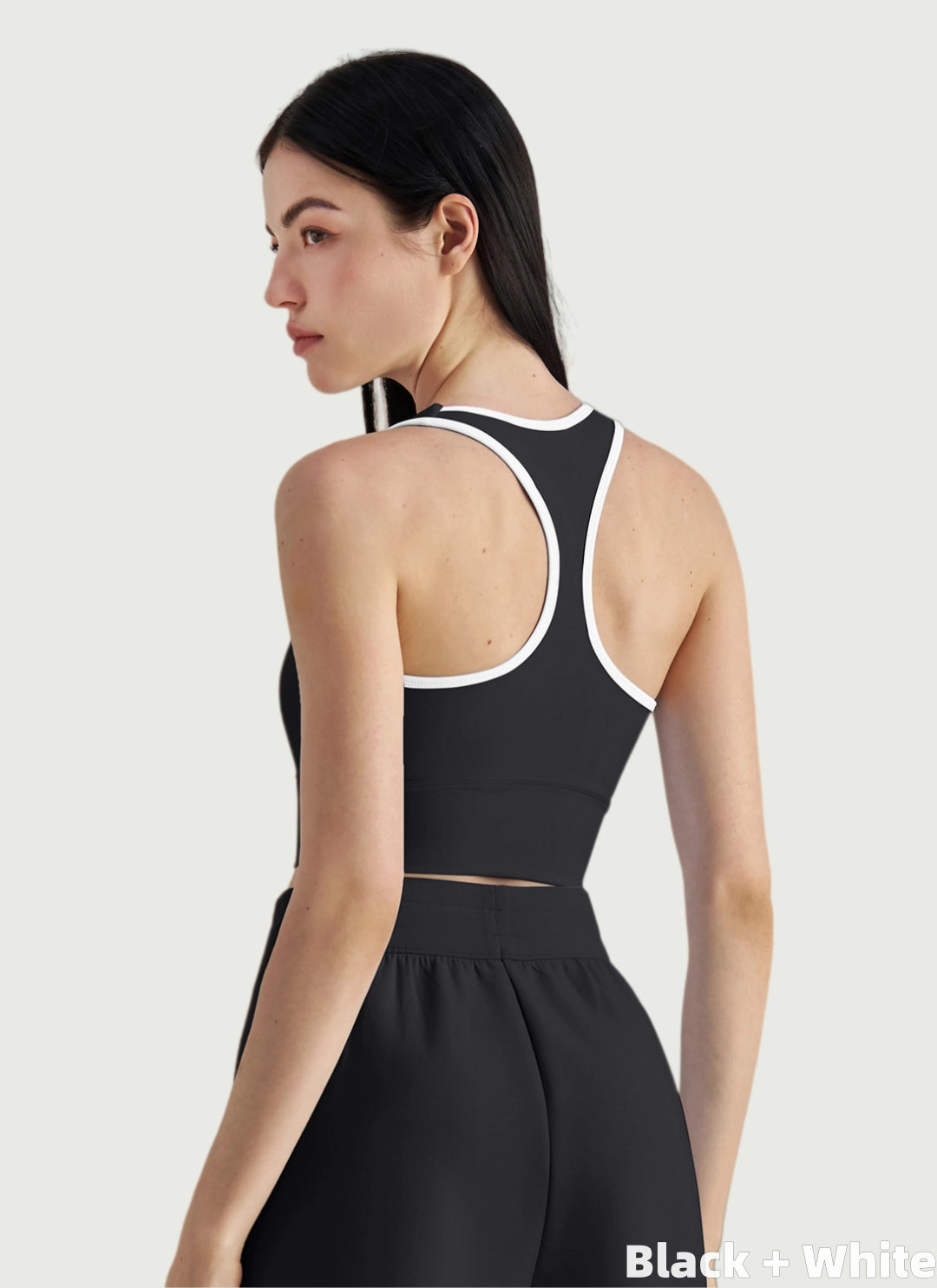 LuneFlow TCX42002 – Hauts de yoga sans couture en gros pour femmes – T-shirts de sport à manches longues respirants effet seconde peau pour le fitness et la course à pied