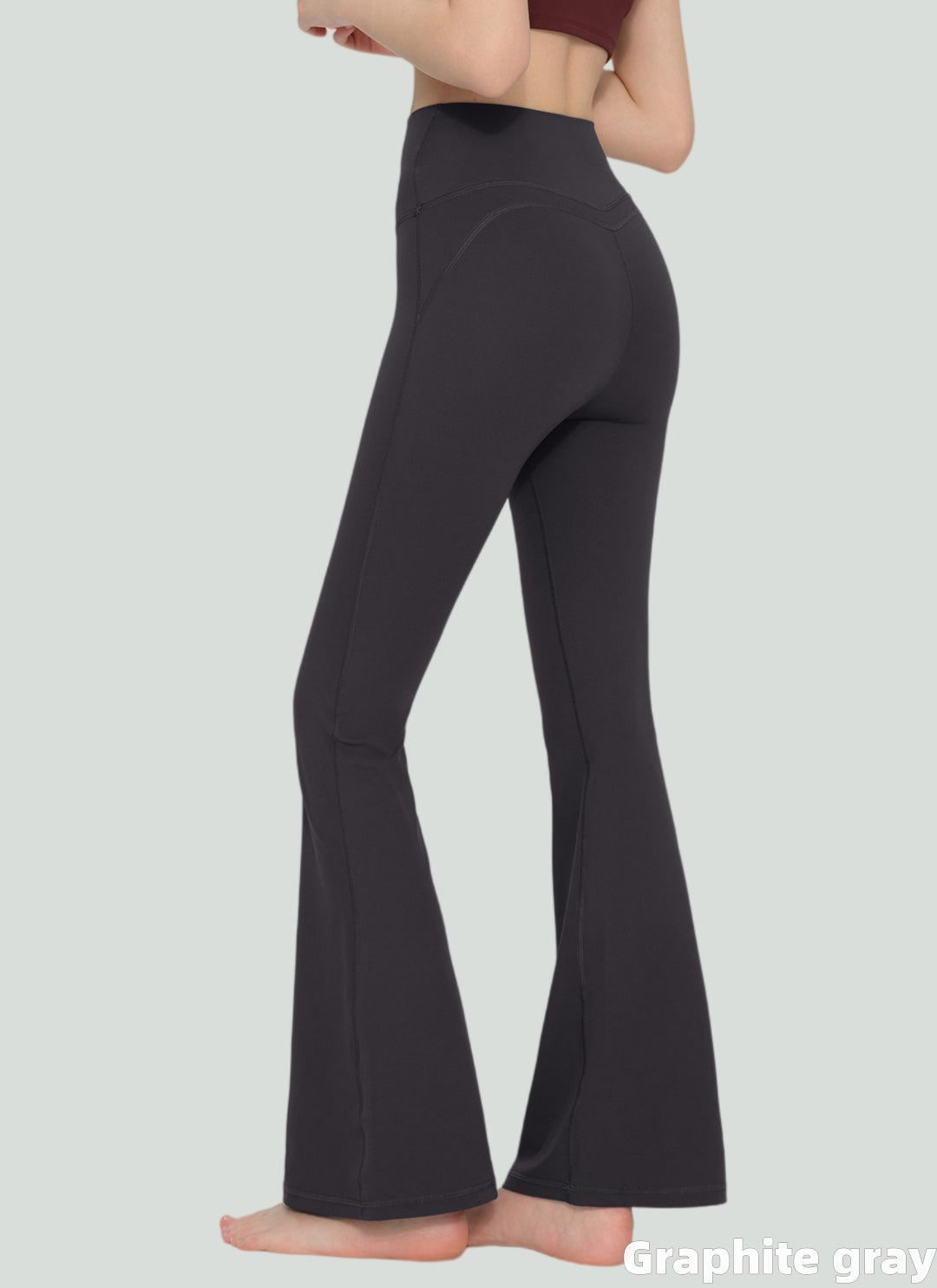 LuneFlow TCX42002 – Hauts de yoga sans couture en gros pour femmes – T-shirts de sport à manches longues respirants effet seconde peau pour le fitness et la course à pied